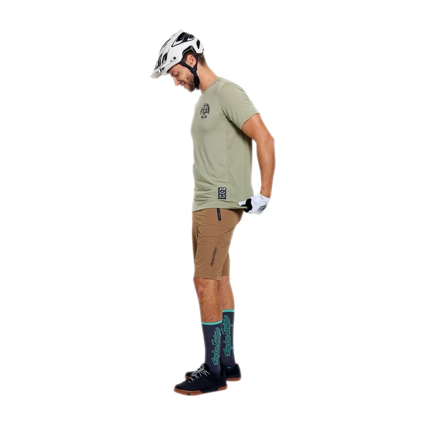 Short TROY LEE DESIGNS SKYLINE TRAIL avec Liner Mono Beige