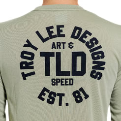 Maillot TROY LEE DESIGNS SKYLINE RIDE STAMPS Manches Longues Sage