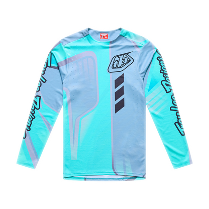 Maillot TROY LEE DESIGNS SPRINT PRO LOWRIDER Manches Longues Bleu