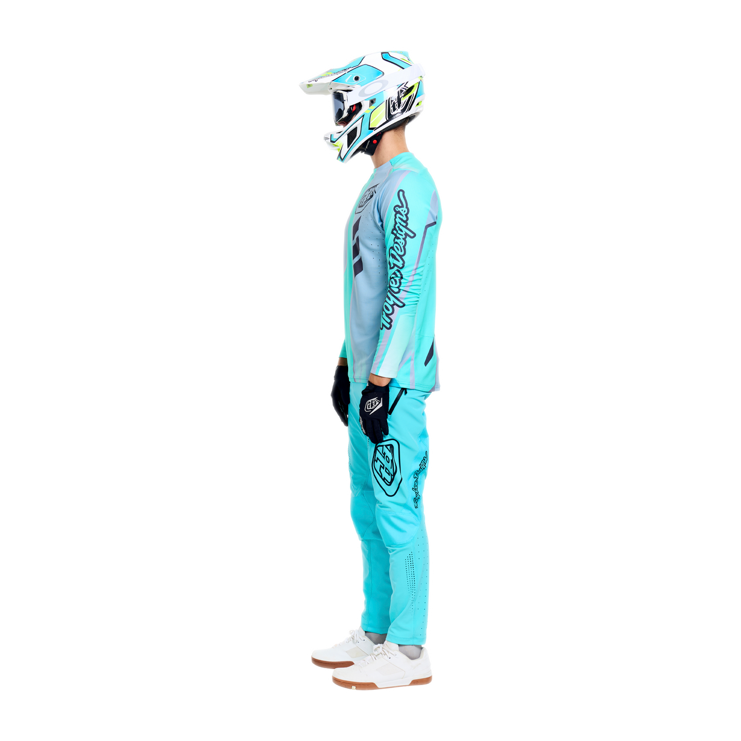 Maillot TROY LEE DESIGNS SPRINT PRO LOWRIDER Manches Longues Bleu