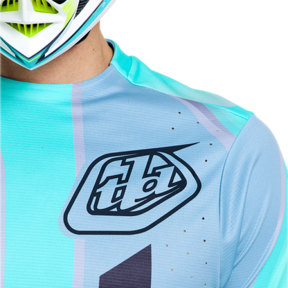 Maillot TROY LEE DESIGNS SPRINT PRO LOWRIDER Manches Longues Bleu