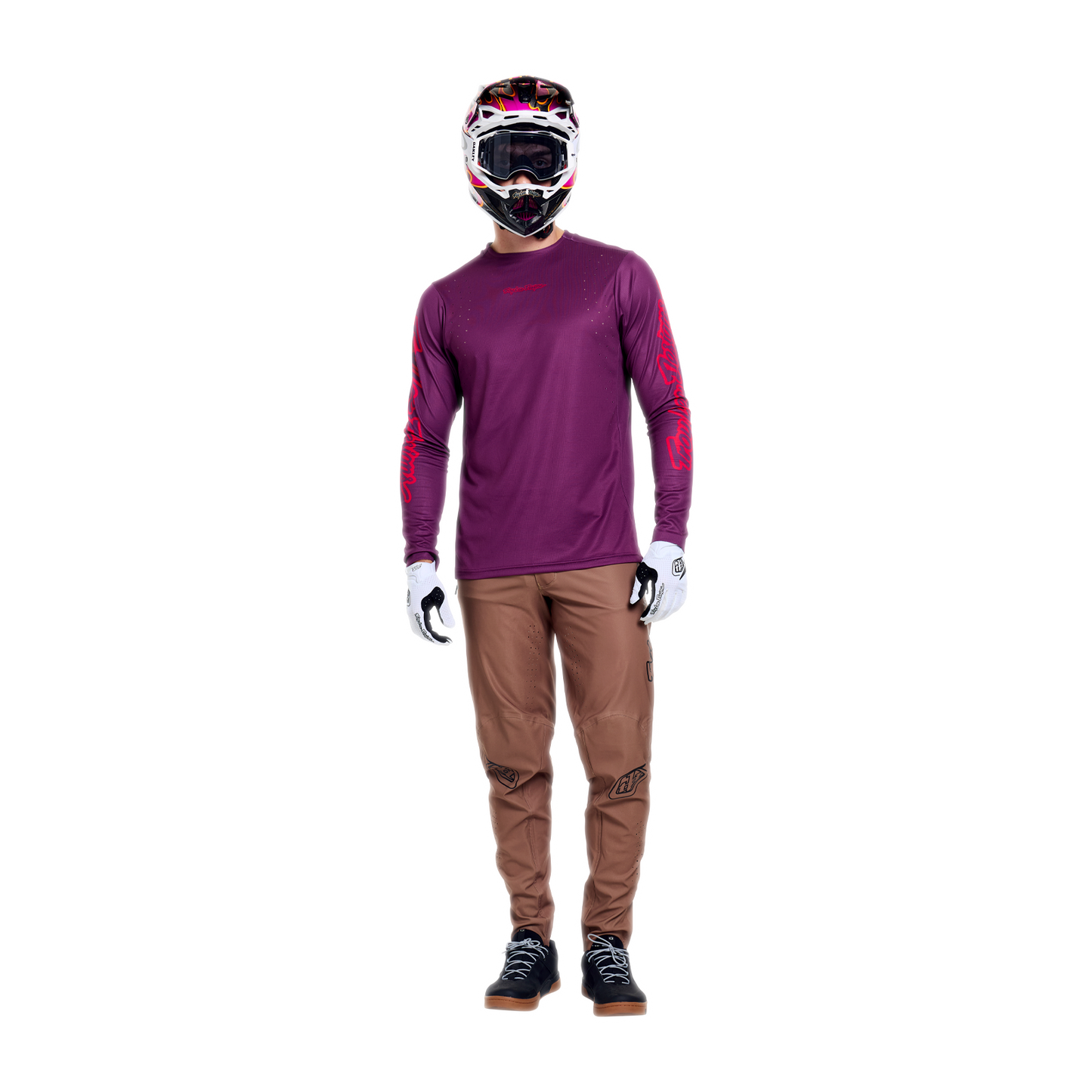 Maillot TROY LEE DESIGNS SPRINT PRO MONO Manches Longues Sangria