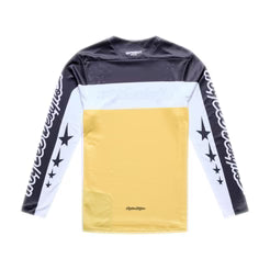 Maillot TROY LEE DESIGNS SPRINT PRO YO MOTO Manches Longues Noir/Jaune