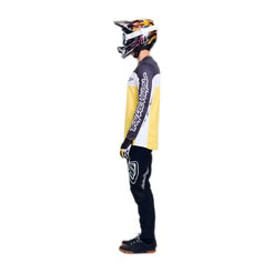 Maillot TROY LEE DESIGNS SPRINT PRO YO MOTO Manches Longues Noir/Jaune