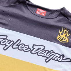 Maillot TROY LEE DESIGNS SPRINT PRO YO MOTO Manches Longues Noir/Jaune