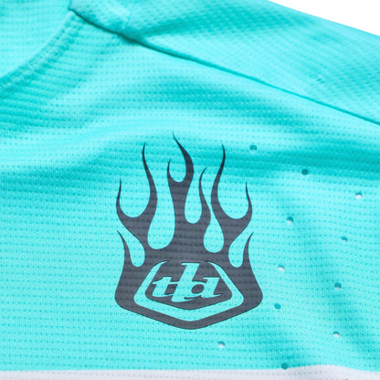 Maillot TROY LEE DESIGNS SPRINT PRO YO MOTO Manches Longues Noir/Bleu