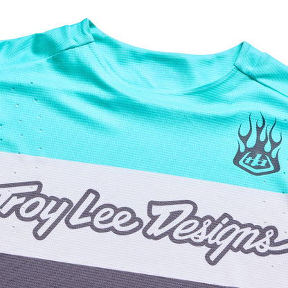 Maillot TROY LEE DESIGNS SPRINT PRO YO MOTO Manches Longues Noir/Bleu