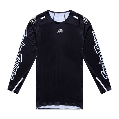 Maillot TROY LEE DESIGNS SPRINT ULTRA MONO Manches Longues Noir