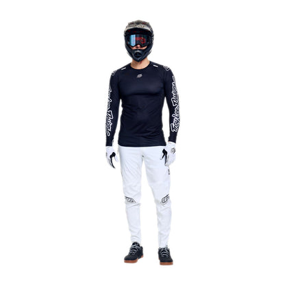 Maillot TROY LEE DESIGNS SPRINT ULTRA MONO Manches Longues Noir