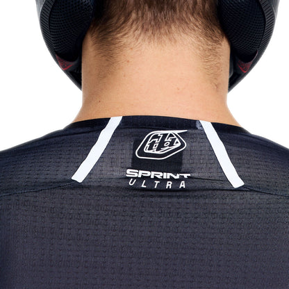 Maillot TROY LEE DESIGNS SPRINT ULTRA MONO Manches Longues Noir