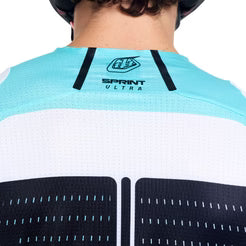 Maillot TROY LEE DESIGNS SPRINT ULTRA PROTON Manches Longues Blanc/Bleu