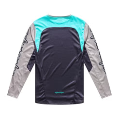Maillot TROY LEE DESIGNS STAGE SIGNATURE Manches Longues Gris/Bleu