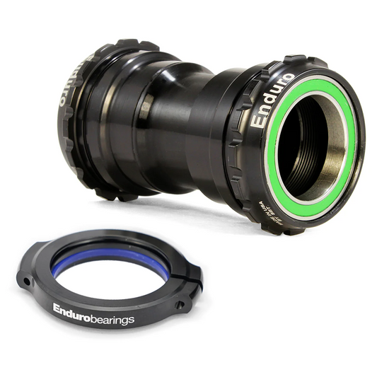 Boitier de pédalier ENDURO BEARINGS TORQTITE PF30 Axe 30mm Acier Inoxydable Noir