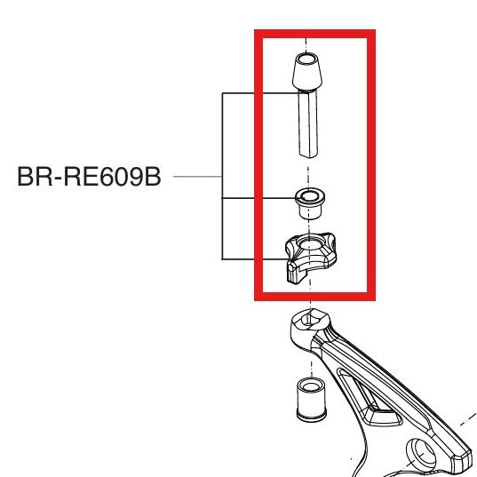 Vis de Réglage pour Étrier de Frein CAMPAGNOLO SUPER RECORS / RECORD 12V Noir