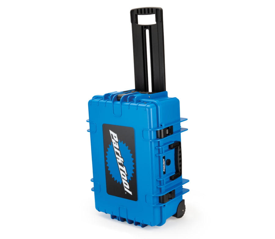 Park Tool BX-3 Rolling Big Blue Box fermée sur roulettes