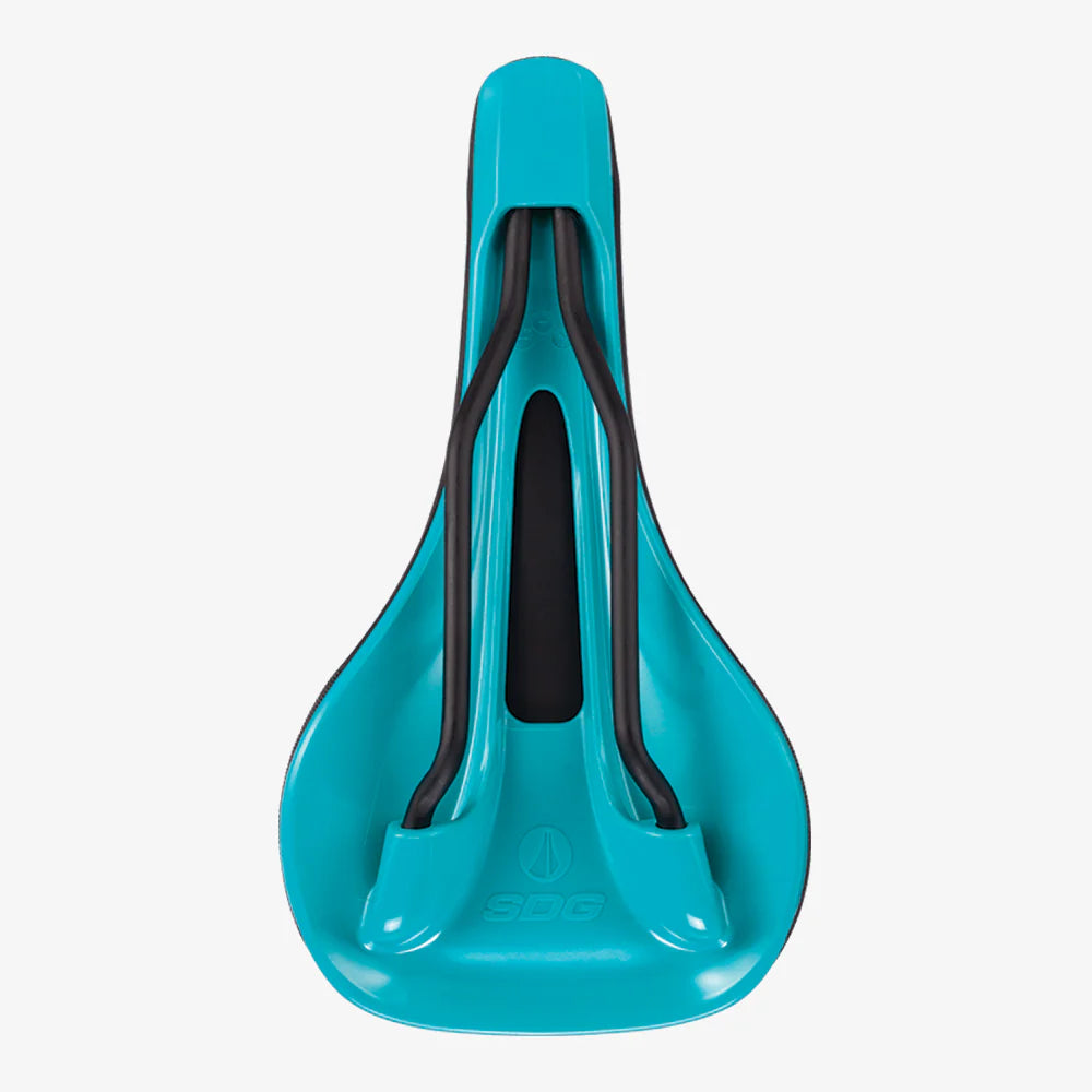 Selle SDG BEL-AIR V3 MAX Rails Lux-Alloy Noir/Turquoise