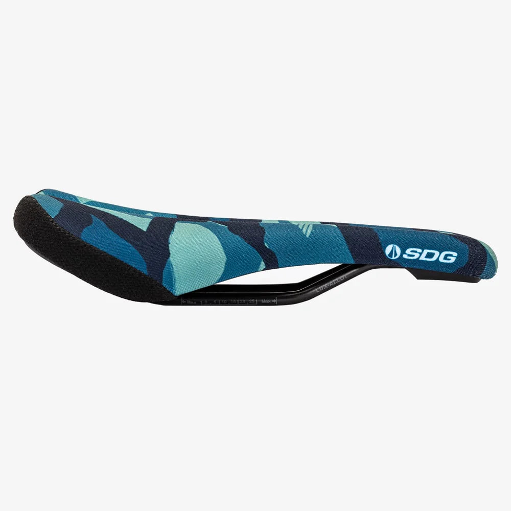 Selle SDG BEL-AIR V3 TERRA FIRMA Rails Lux Alloy Camo Bleu