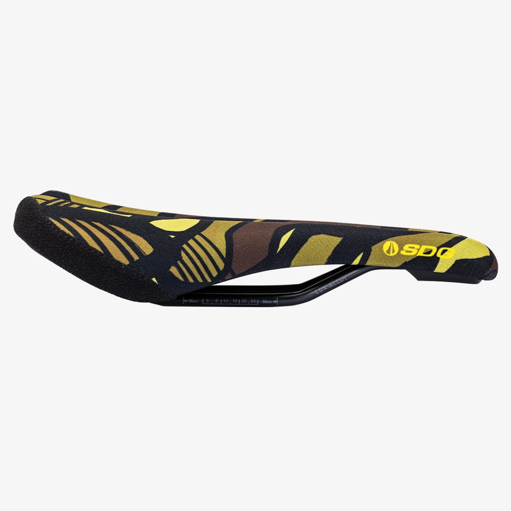 Selle SDG BEL-AIR V3 TERRA FIRMA Rails Lux Alloy Camo Jaune