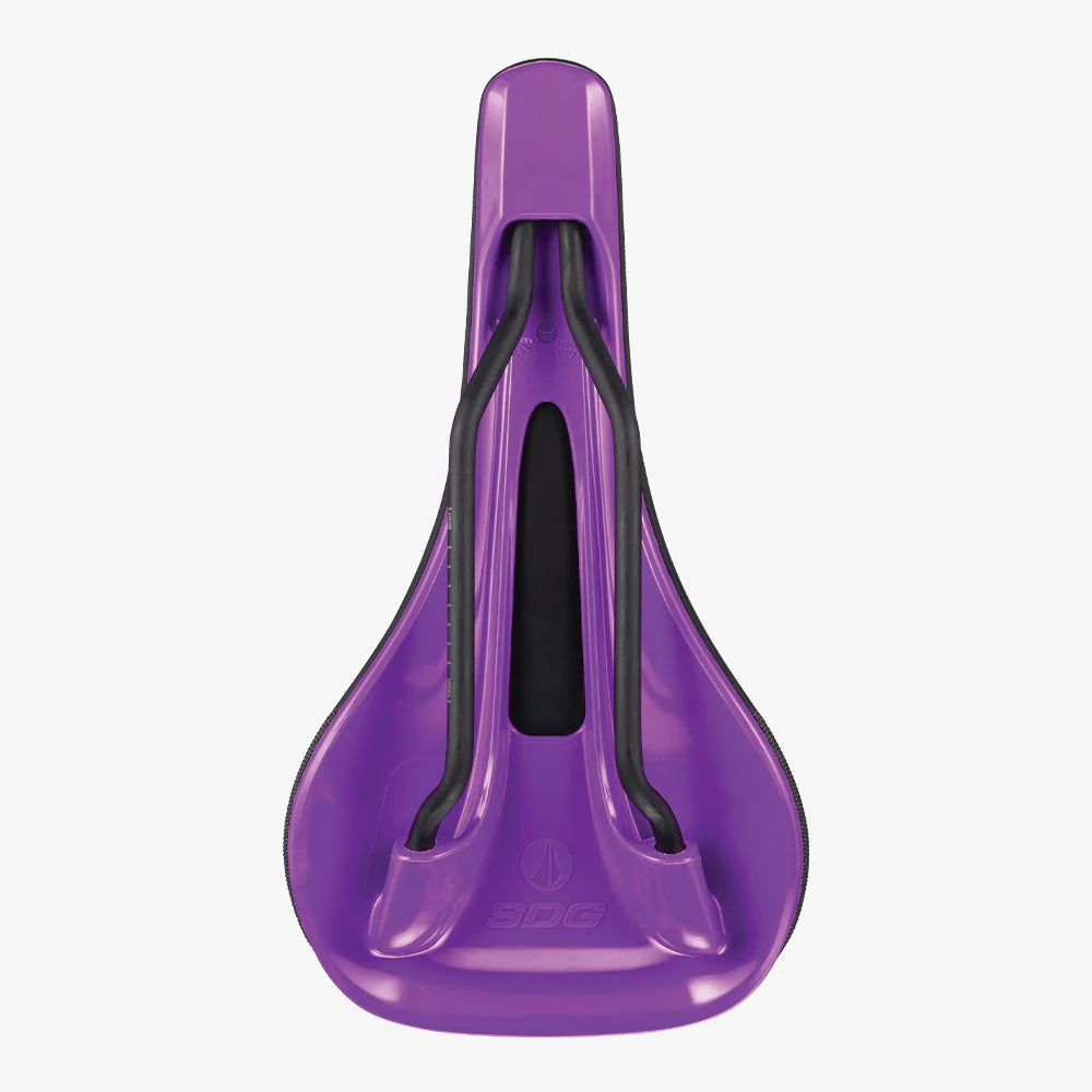 Selle SDG BEL-AIR V3 Rails Lux Alloy Noir/Violet