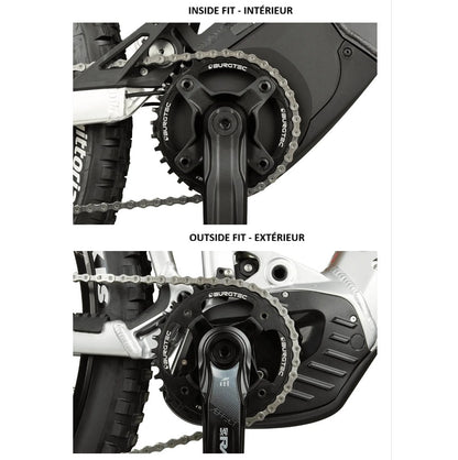 Plateau Mono BURGTEC E-BIKE THICK THIN Extérieur 104mm