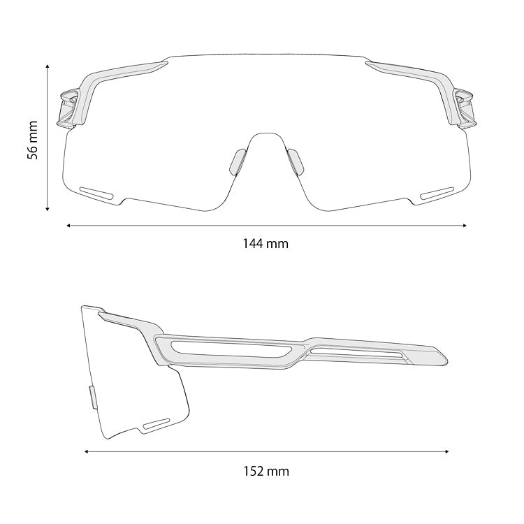 Lunettes SHIMANO EQUINOX 4 CE-EQNX5 Blanc Matt Verre Ridescape Off Road