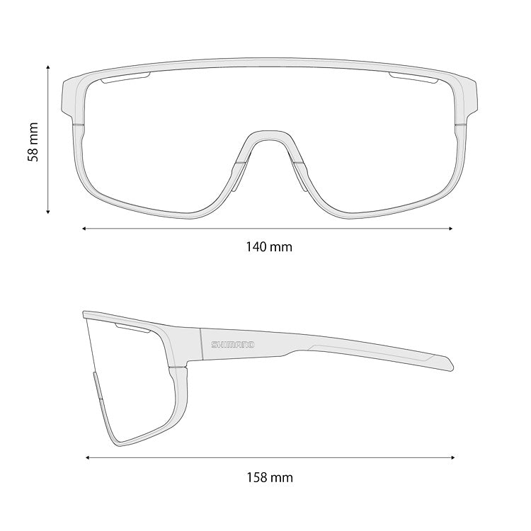 Lunettes SHIMANO PULSAR 3 Noir Matt Verre Ridescape Off Road
