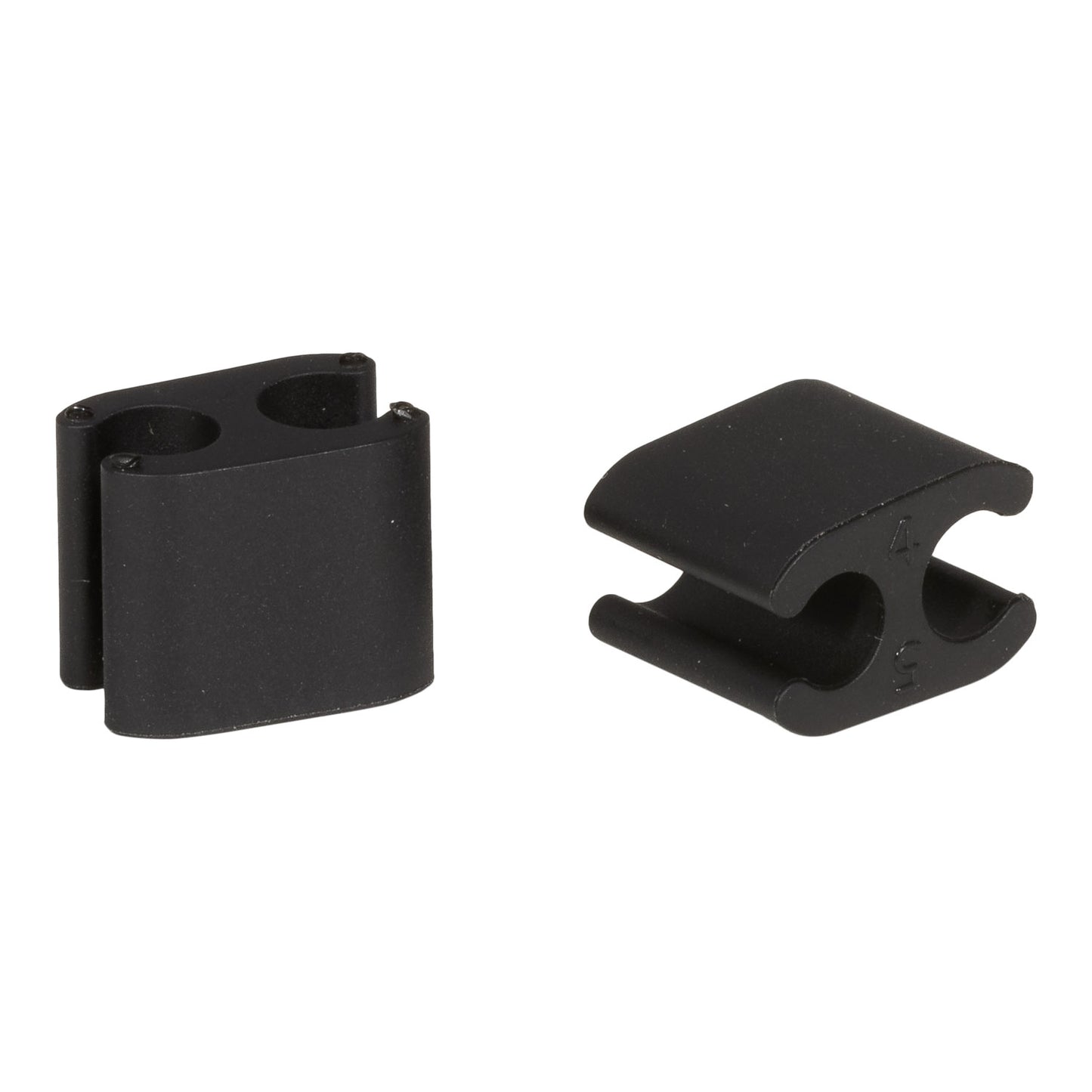 Kit de 10 Guides Clips Duo ELVEDES Diam 5mm/5mm Plastique