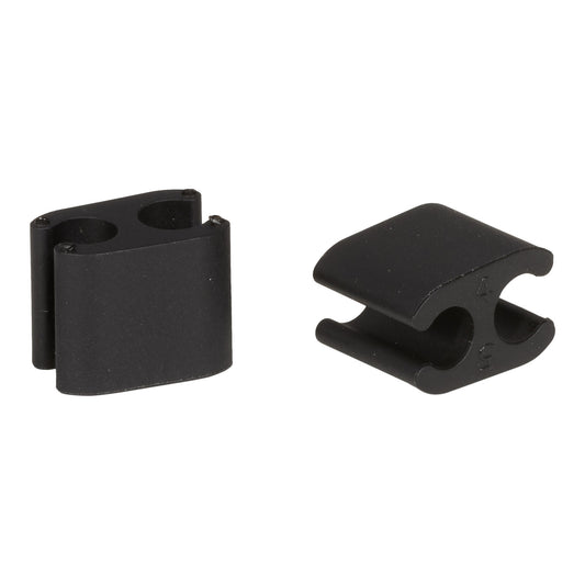 Kit de 10 Guides Clips Duo ELVEDES Diam 5mm/5mm Plastique