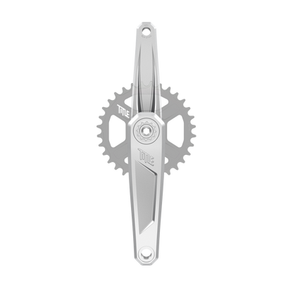 Manivelles Title CR1 chrome 160 mm, vue de face (plateau non inclus)