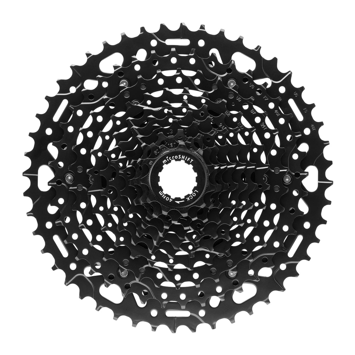 Cassette MICROSHIFT ADVENT X acier CS-H104 10V 11-48