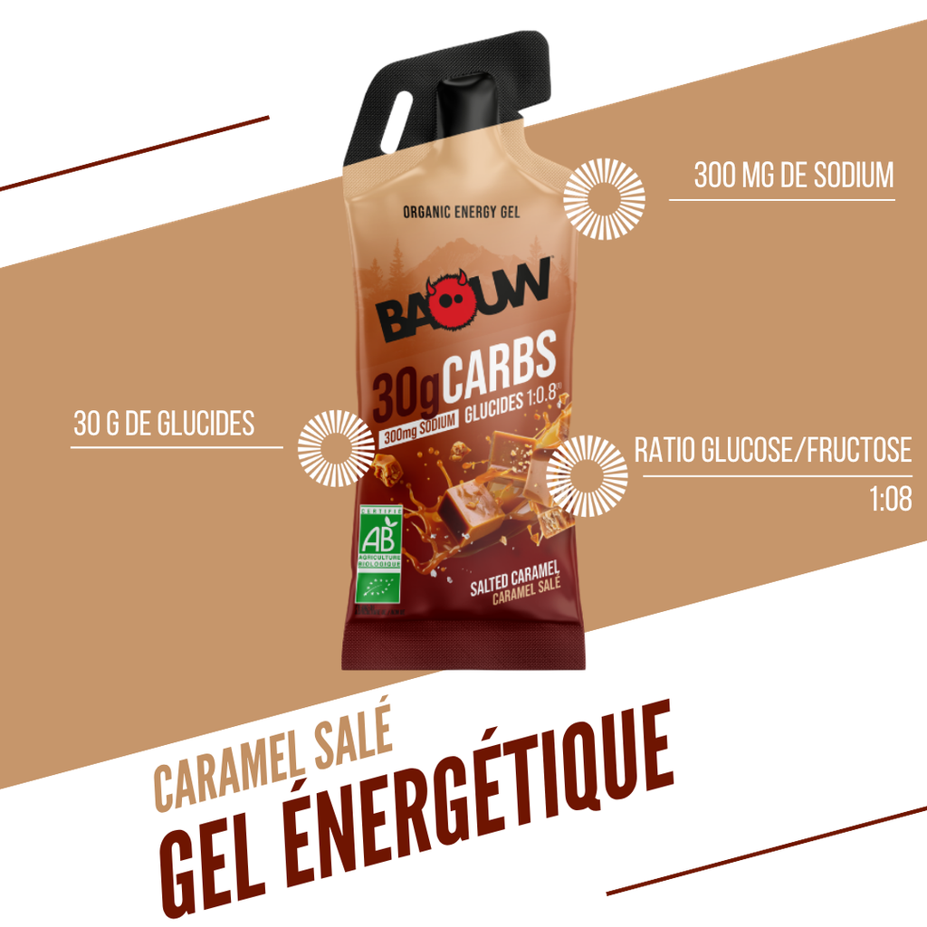 Gel Énergétique BAOUW Caramel Salé (44g)
