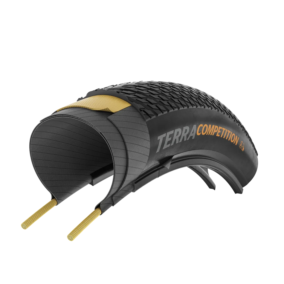 Pneu CONTINENTAL TERRA COMPETITION TRAIL GRIP 700x40c Tubeless Ready Noir