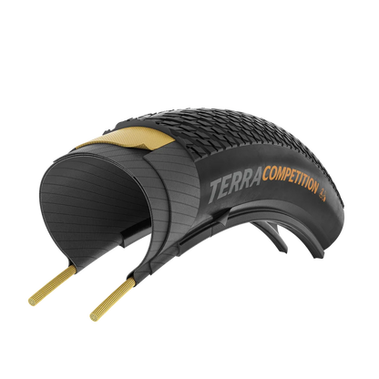 Pneu CONTINENTAL TERRA COMPETITION TRAIL GRIP 700x40c Tubeless Ready Marron