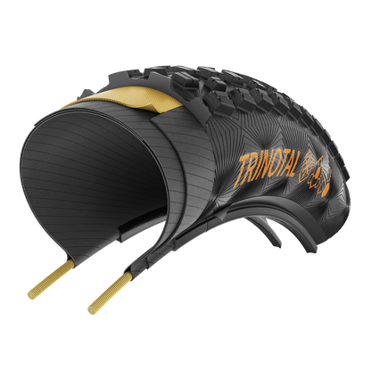 Pneu CONTINENTAL TRINOTAL Race Grip 29x2.40 Tubeless Ready Souple Noir