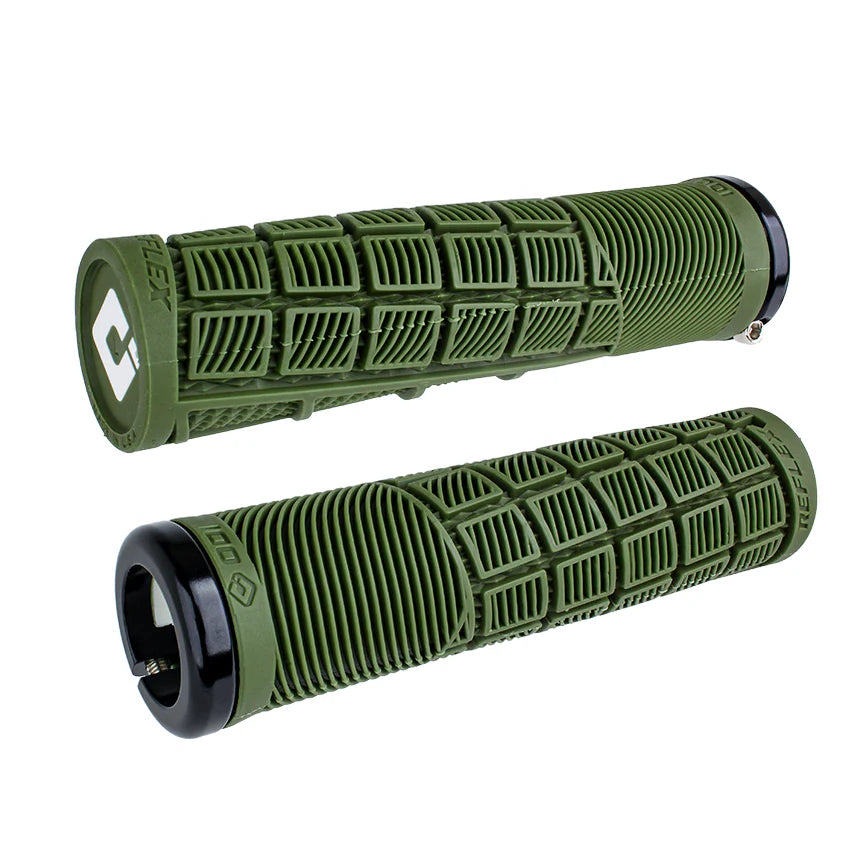 Grips ODI REFLEX V2.1 Lock-on 135 mm Olive