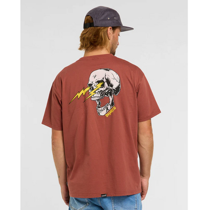T-Shirt DHARCO COTTON RUST Manches Courtes Marron