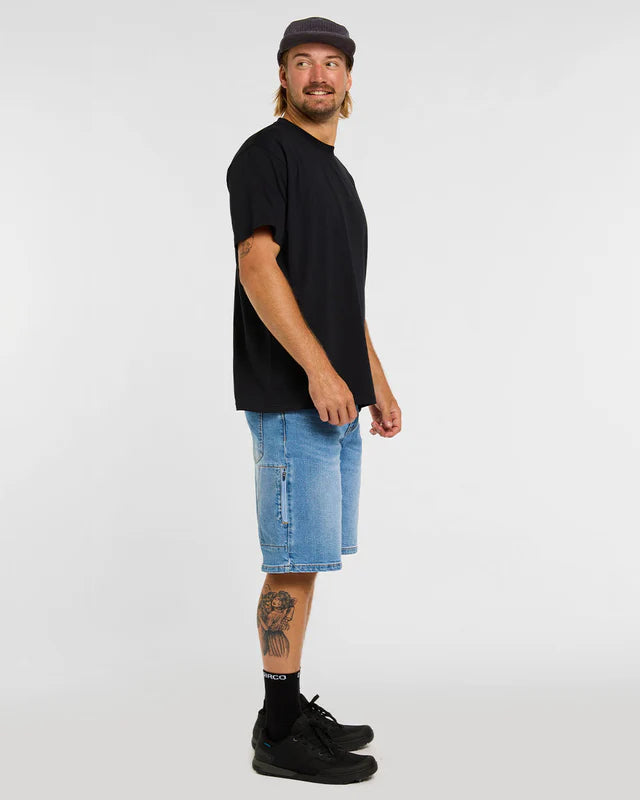 T-Shirt DHARCO COTTON KENTARO Manches Courtes Noir