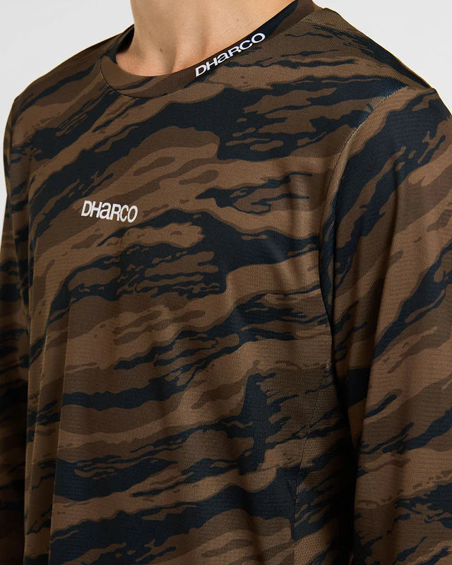 Maillot DHARCO GRAVITY RECON Manches Longues Noir/Marron
