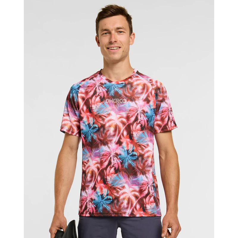 Maillot DHARCO NEBULA Manches Courtes Rose