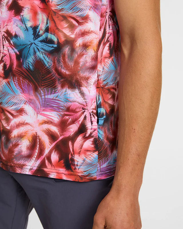 Maillot DHARCO NEBULA Manches Courtes Rose