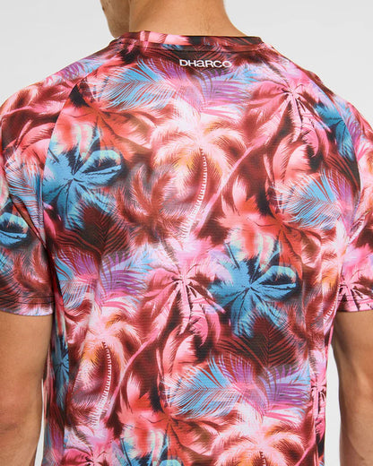 Maillot DHARCO NEBULA Manches Courtes Rose