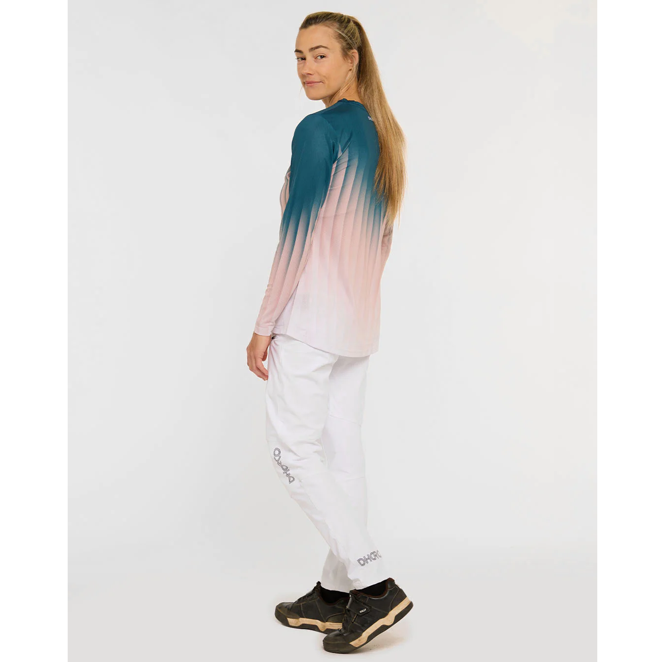 Maillot DHARCO RACE DUSTY PRISM Manches Longues Femme Noir/Rose