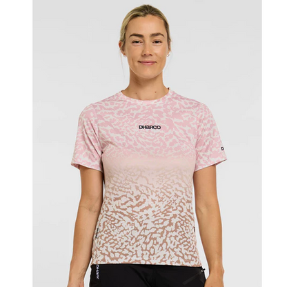 Maillot DHARCO PRISCILLA Manches Courtes Femme Beige/Rose