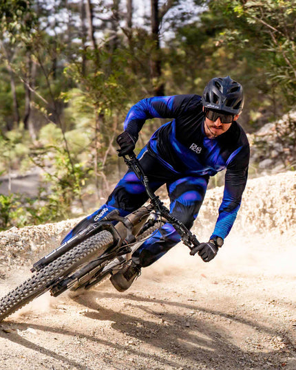 Maillot DHARCO RACE VORTEX Manches Longues Noir/Violet