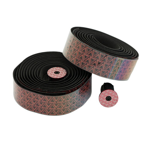 Ruban de cintre DEDA LOOP + END-PLUG Noir/Rouge