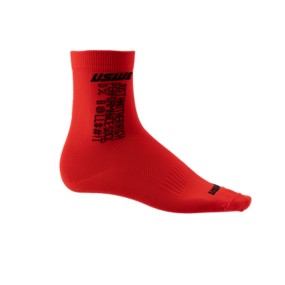 Chaussettes USWE X MTB Rouge