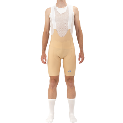 Cuissard Court à Bretelles PROBIKESHOP By CHEF DE FILE Beige