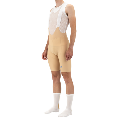 Cuissard Court à Bretelles PROBIKESHOP By CHEF DE FILE Beige