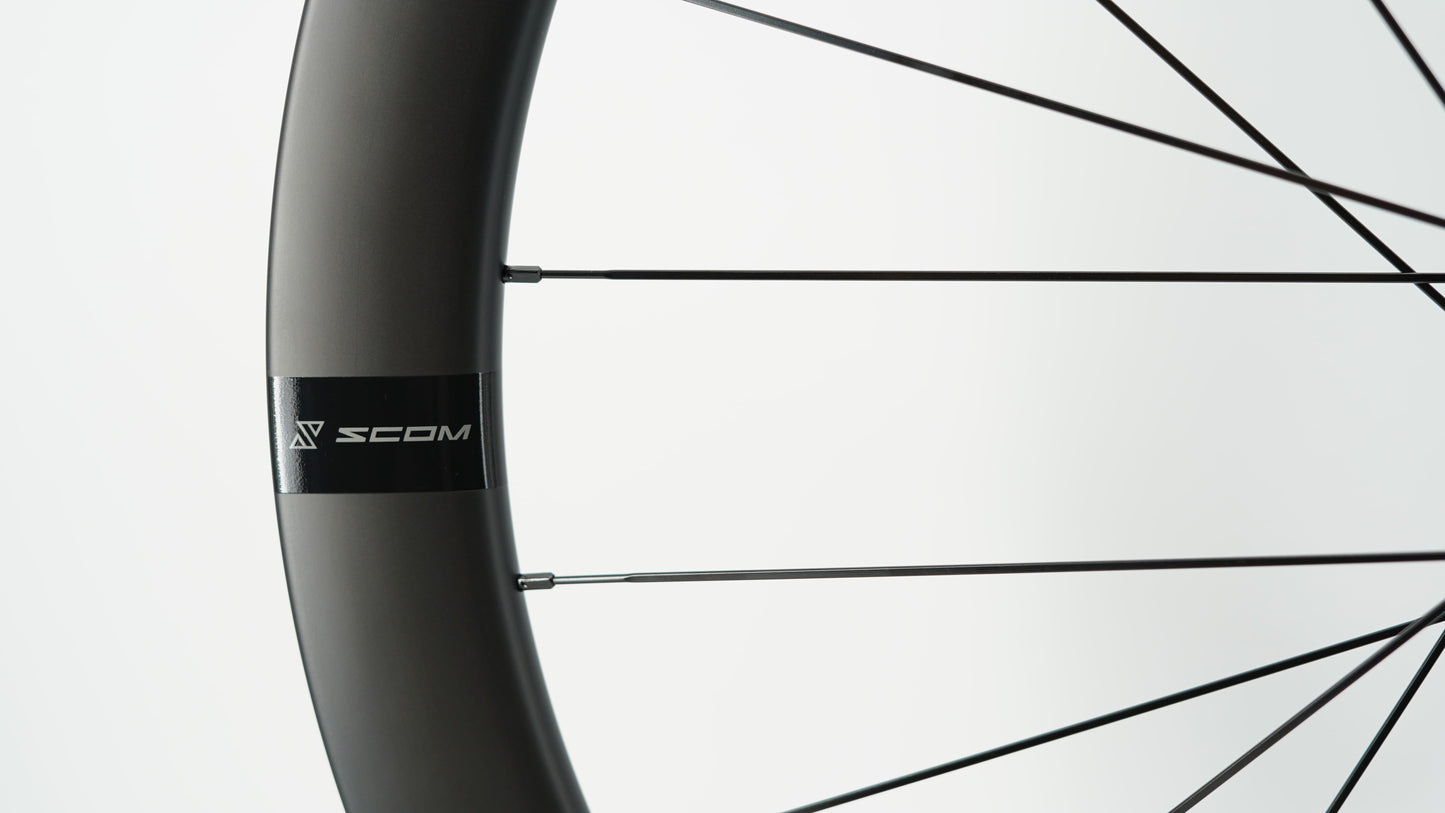 Paire de Roues SCOM CORSA 60 Tubeless Ready (Center Lock)