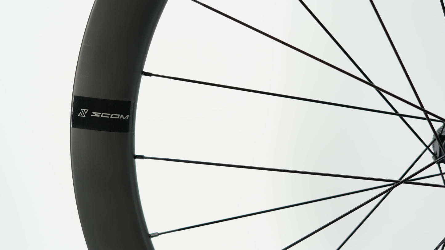 Paire de Roues SCOM CORSA 45 Tubeless Ready (Center Lock)